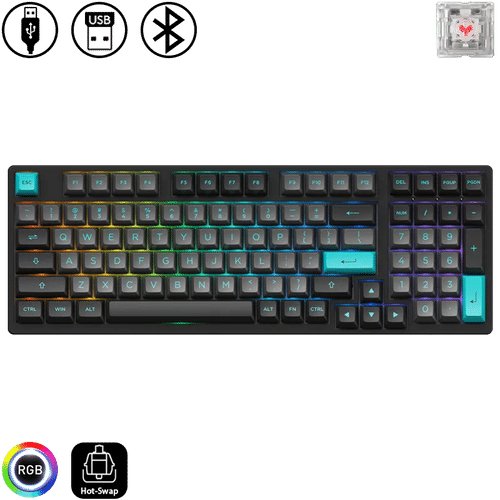 Akko 3098N - Black Cyan